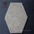 Hexagon Shape Wall Decoration Wood Wool Panel for Bar